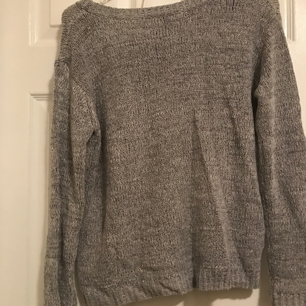 Gray sweater